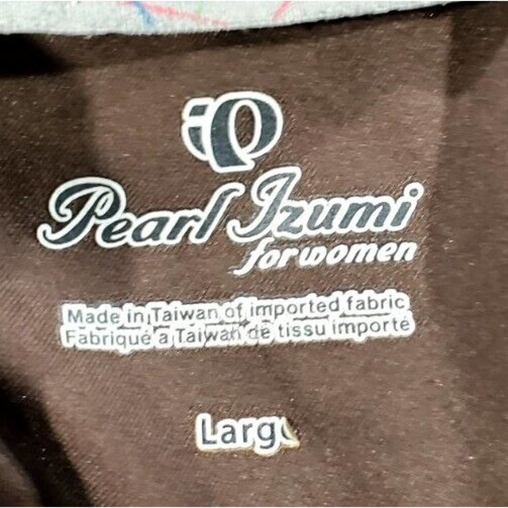 Pearl Izumi Cycling Capri Pants Brown Flat Front Straight Leg WOMENS SZ LARGE - Picture 4 of 7